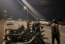 Raimas Polres Klungkung Tingkatkan Pemantauan di Jembatan Merah PKB