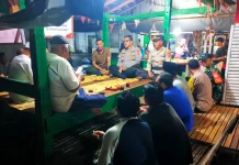 Kapolsek Negara Gelar Sabuk Kamtibmas Loloan Barat