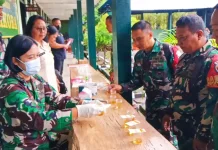 Perketat Pengawasan Narkoba, Puluhan Personil Kodim-Jembrana Tes Urine