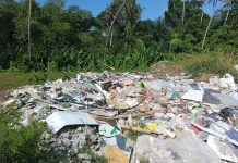 Bhabinkamtibmas Desa Kemenuh Tindak Lanjuti Pembakaran Sampah