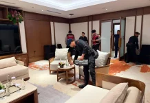 Personel Gegana Sterilisasi Lokasi KTT SAMMOYS Bali