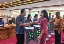 Ketua TP Posyandu Gianyar Motivasi Sekolah Peserta Lomba PSP-PSBS