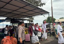 Polsek Dawan Intensifkan Patroli KRYD di Pura Goa Lawah dan Pelabuhan Tribuana