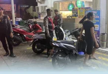 Patroli Biru Samapta Polres Badung Tekan Potensi Kriminalitas Malam