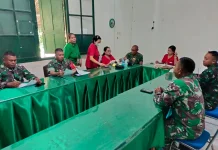 Program CKG dan Posbindu Perkuat Ketahanan Kesehatan Aparat di Koramil Penebel