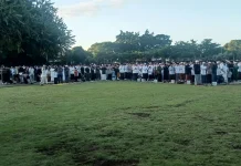 Personel Polres Klungkung Laksanakan Pengamanan Sholat Iduladha 1447 H
