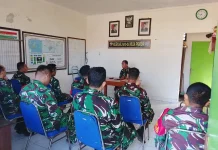 Danramil Nusa Penida Tekankan Profesionalisme dan Kekompakan Babinsa
