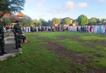 Kodim Klungkung Kerahkan Personel Amankan Sholat Iduladha