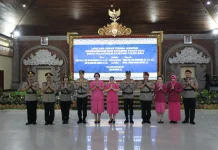 Kapolda Bali Pimpin Sertijab dan Pelantikan Pejabat Baru