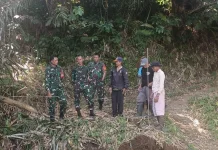 Perkuat Akses Pertanian, Dandim Tabanan Tinjau Pembangunan Jembatan Usaha Tani