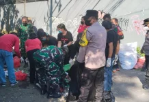 TNI Bersama Forkopimcam Kediri Gaungkan Gerakan Bali Bersih Sampah