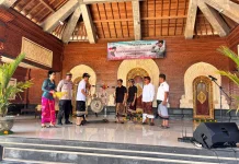 Bhabinkamtibmas Desa Tihingan Hadiri Kegiatan Bulan Bung Karno VIII Tahun 2026