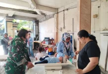 Babinsa dan Puskesmas Bersinergi, Posyandu Dauh Peken Garda Depan Kesehatan