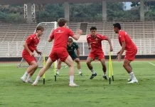 Punggawa Timnas Indonesia Matangkan Latihan jelang Laga Kedua FIFA Matchday 2026