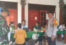 Sinergitas TNI-Polri Hadir Kawal Posyandu dan Program MBG Jembrana