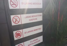 Penulisan Kata ”Di Larang” yang Keliru