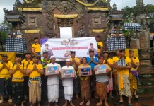Sambut Hari Bhayangkara ke-80, Polsek Banjarangkan Gelar Bakti Religi di Pura Agung