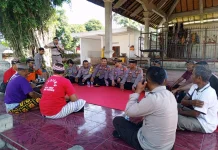 Ditbinmas Polda Bali Berikan Binluh kepada Pecalang Desa Adat Semagung