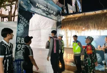 Polsubsektor Lembongan Amankan Turnamen Bola Voli Porbaja Cup III