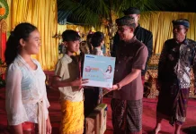 Bupati Satria Hadiri Uji Coba Gong Kebyar Dewasa Sekaa Gong Gita Remaja