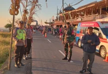 Koramil Penebel Kawal Bali Tourism Run Jatiluwih Festival 2026