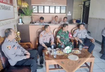 Koramil dan Polsek Kerambitan Pererat Sinergi Keamanan