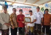 Bupati Satria Hadiri Penilaian Lapangan Lomba Bali Swacitta Nugraha 2026