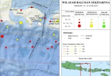 Puluhan Gempabumi Dangkal Guncang Bali dan Sekitarnya