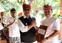 Bupati Sanjaya Lantik Pimpinan Perumda Sanjayaning Singasana