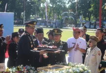 Kokohkan Solidaritas, Kasdim Tabanan Hadiri Puncak Peringatan Hari Bhayangkara