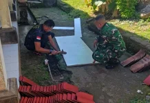 Bhakti TNI Terus Bergerak, Kodim Tabanan Percepat Rehab MCK SDN 4 Delod Peken