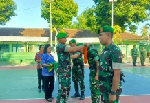 Dandim Klungkung Resmi Lepas Dua Prajurit Menuju Satuan Baru