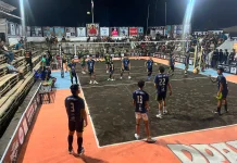 Polsek Nusa Penida Amankan Turnamen Bola Voli Prapat Boys Cup I