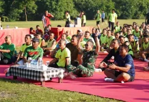 Kodam Udayana Gelar Nobar Piala Dunia bersama Masyarakat Bali