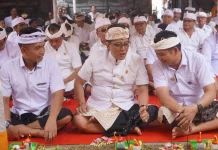 Wagub Giri Prasta Ngupasaksi Karya Agung Ngenteg Linggih Pura Desa Adat Pangyanga