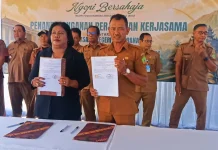 Teken MoU, Kejari Jembrana dan Perbekel Lurah Jalin Kerjasama Hukum