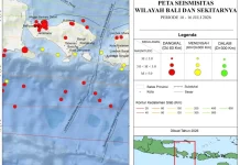 Gempa Dangkal Guncang Bali Subduksi Indo Australia-Eurasia dan Sesar Aktif