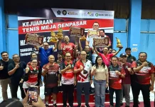 Turnamen Tenis Meja Hari Pajak 2026 Ditutup, Wahana Pembibitan Atlet Denpasar