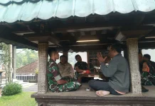 Silaturahmi Dandim Tabanan Bahas Kopdes Merah Putih di Desa Adat Bangli