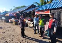Jaga Keamanan Pasar Samplangan, Polsek Gianyar Gelar KRYD Preventif dan Humanis