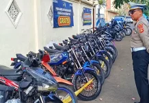 Sepuluh Motor Disita, Polres Jembrana Gencarkan Operasi Balap Liar