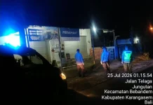 Blue Light Patrol Polsek Bebandem Cegah Kejahatan