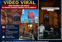Polisi Klarifikasi Video Viral WNA Buang Air Kecil di Uluwatu