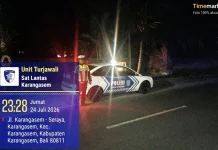Blue Light Patrol, Satlantas Karangasem Tindak Pelanggar Lalu Lintas