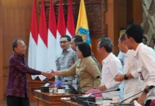 Gubernur Koster Pimpin Rapat Penetapan LP2B, Target Nasional 87 Persen Tercapai