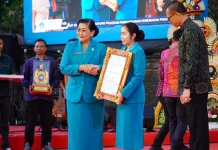 Kabupaten Karangasem Raih Juara Dua Senam pada HKG PKK Bali