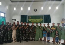 Dandim Tabanan Pererat Silaturahmi dengan Prajurit dan Persit Koramil Baturiti