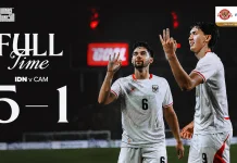 Mitchell Baker Hattrick, Indonesia Awali Piala AFF dengan Kemenangan Meyakinkan