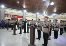 Kapolda Bali Pimpin Sertijab Pejabat Utama dan Kapolres Jajaran