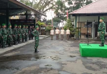 Kasdim Tabanan Serukan Profesionalisme dan Soliditas Prajurit TNI